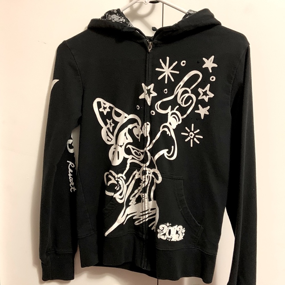 Glow in the dark Mickey Mouse zip up hoodie